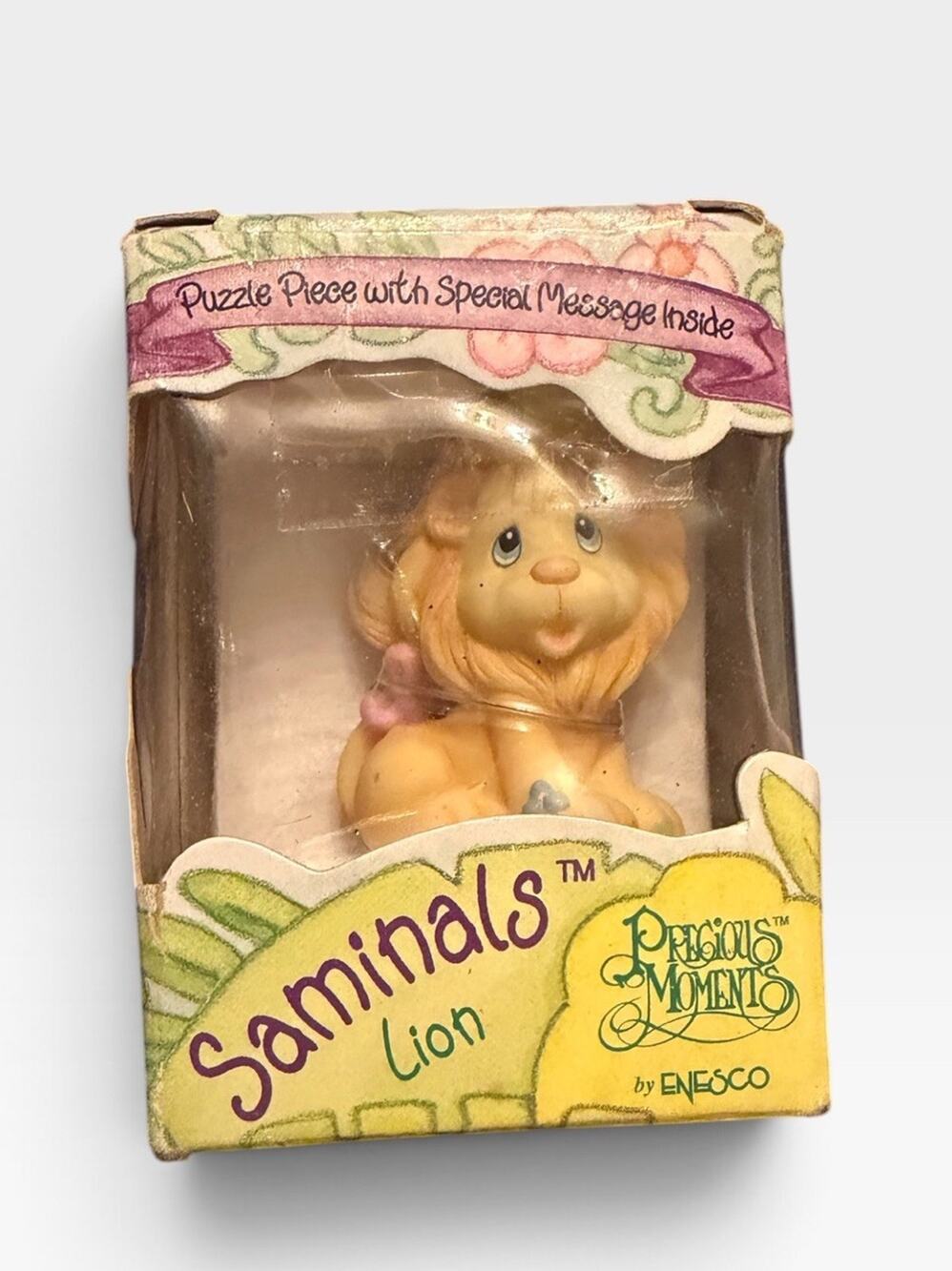 NEW Vintage 2000 Precious Moments Sanimals LION 3984/30